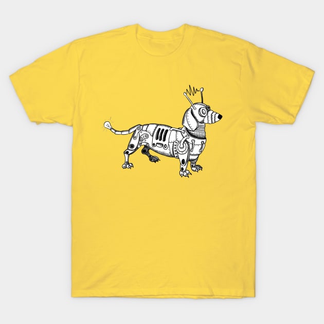 Daschund robot. T-Shirt by Swtch